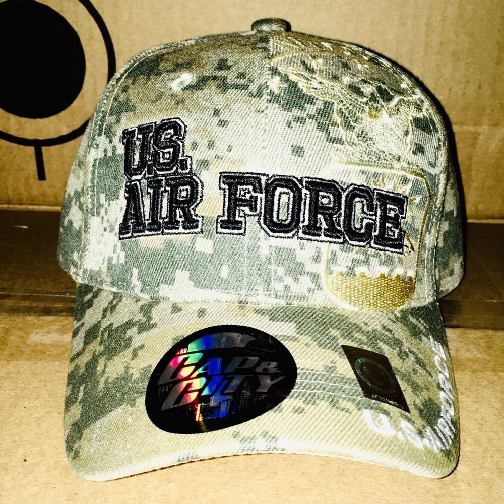U.S. Air Force Camouflaged Embroidered Cap.